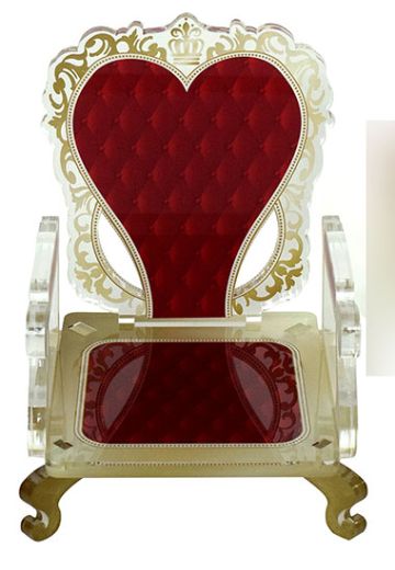 每天都是变装派对！！ 玩偶椅子 红心皇后 椅子