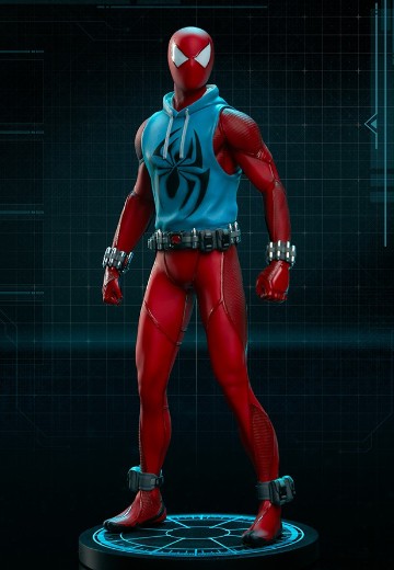 906308 漫威蜘蛛侠 游戏版 蜘蛛侠  猩红战衣 | Hpoi手办维基