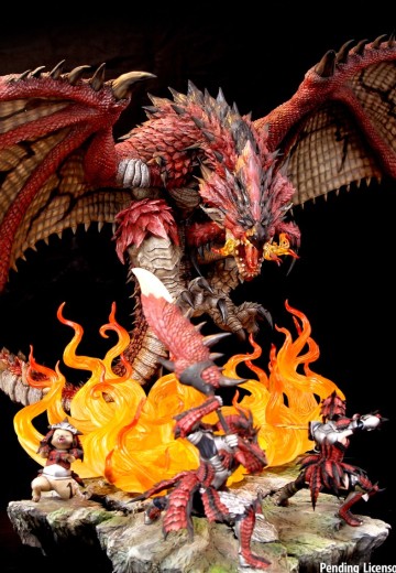 怪物猎人 雄火龙 (里欧雷斯) 火焰同捆套装 | Hpoi手办维基