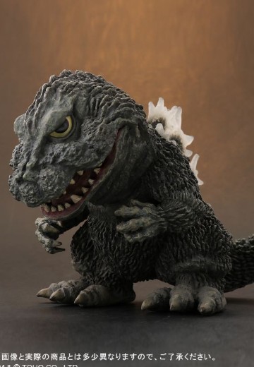 Q版拟真  金刚对哥斯拉 哥斯拉(1962) 发光Ver. | Hpoi手办维基
