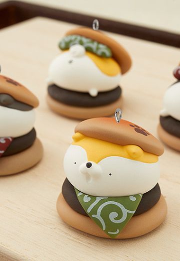 Pobot.的柴犬铜锣烧吊饰 | Hpoi手办维基