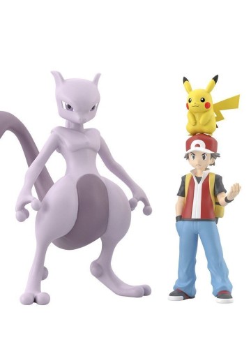 宝可梦比例世界 关都地区  赤+皮卡丘+超梦 | Hpoi手办维基