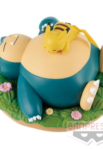 精灵宝可梦日&月 皮卡丘&卡比兽 午睡ver. | Hpoi手办维基