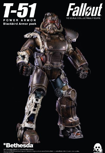 3Z0179 辐射 T-51 黑鸟型动力装甲包 | Hpoi手办维基