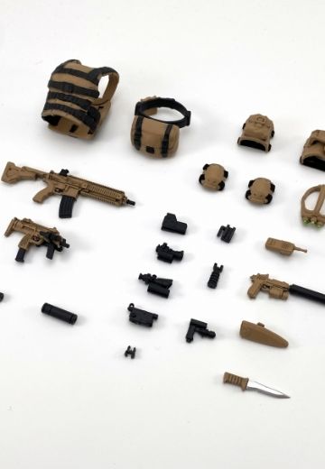 DH-E001BD 1/12可动人偶使用 装备套装B(幽灵) 沙漠Ver. | Hpoi手办维基