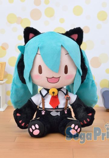 超大毛绒玩偶  初音未来歌姬计划街机版 未来之音 初音未来 猫咪款