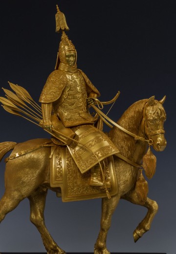 CS033 经典系列收藏级 清 乾隆皇帝阅兵像 黄金版 | Hpoi手办维基