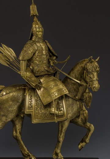 CS032 经典系列收藏级 清 乾隆皇帝阅兵像 黄铜版 | Hpoi手办维基