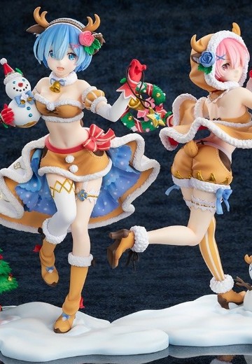 KDcolle Re：从零开始的异世界生活 拉姆＆蕾姆 驯鹿女仆套装