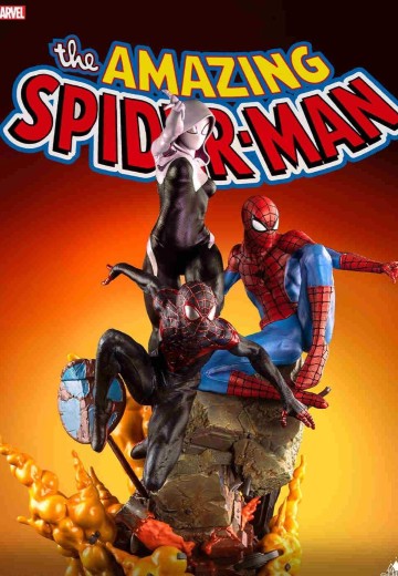 神奇蜘蛛侠 蜘蛛宇宙 组合全身像 神奇蜘蛛侠3：蜘蛛宇宙 蜘蛛侠(彼得·帕克)&蜘蛛侠(迈尔斯)&蜘蛛格温/蜘蛛女侠(格温) | Hpoi手办维基