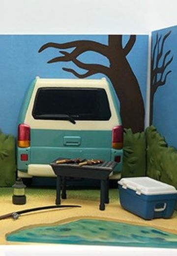 黏土人场景 野营 A