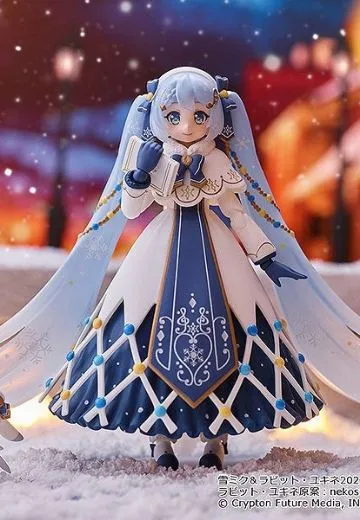 figma#EX-064 VOCALOID Rabbit Yukine&amp;初音未来 雪未来 Glowing Snow ver.