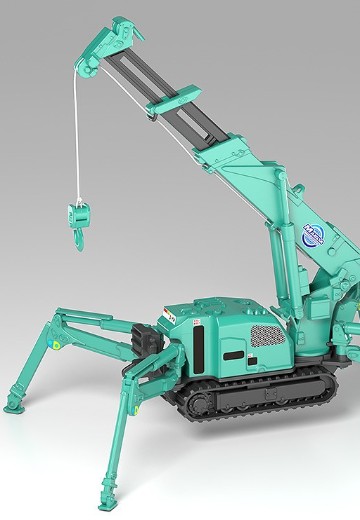 MODEROID 前田制造所 蜘蛛吊车 绿色 | Hpoi手办维基