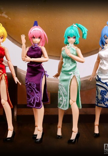 四圣兽旗袍配件包套装 | Hpoi手办维基