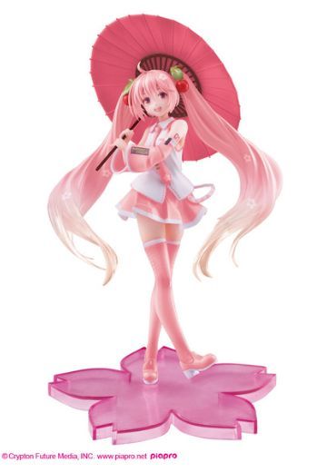 樱初音抽赏2nd season VOCALOID 初音未来 樱初音 A赏 和伞Ver. 粉色版 | Hpoi手办维基