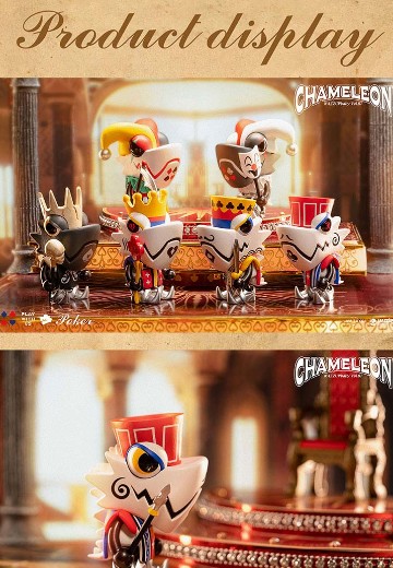 WAZZUP变色龙盲盒 第七代 扑克王国系列 潮玩 手办公仔摆件