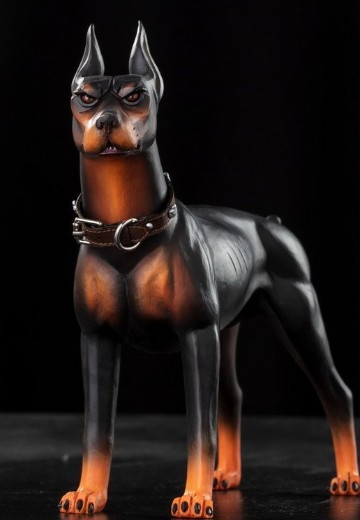 GK022S 黑帮王国 杜宾犬 | Hpoi手办维基