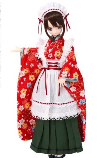 EX☆CUTE Family 大正少女茶室/风花～恋红樱～(Azone商城贩售 ver.) | Hpoi手办维基