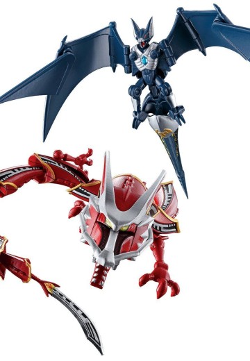 SO-DO CHRONICLE 假面骑士龙骑 深红之龙 与 黑暗之翼套装 | Hpoi手办维基