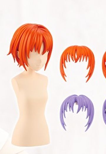 创彩少女庭园 放学后 短假发A 【橙色＆紫色】 | Hpoi手办维基