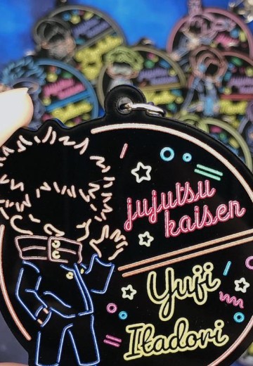 咒术回战 霓虹灯线条 亚克力挂件 | Hpoi手办维基