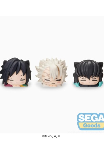 鬼灭之刃 富冈义勇 不死川实弥 时透无一郎 猫儿趴趴Ver. | Hpoi手办维基