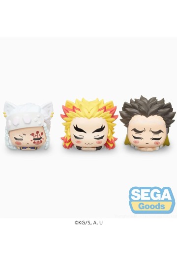 鬼灭之刃 宇髓天元 炼狱吉寿郎 悲鸣屿行冥 猫儿趴趴Ver. | Hpoi手办维基