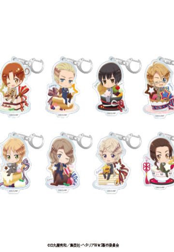 黑塔利亚 World★Stars Q版亚克力钥匙扣 | Hpoi手办维基