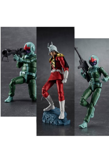 G.M.G. 机动战士高达 吉翁公国军 04/05一般兵 普通服裝 & 06夏亚・阿兹纳布尔