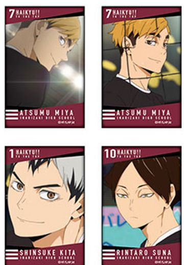 排球少年 第四季 方形徽章 第2弹 稻荷崎高校盲盒 | Hpoi手办维基