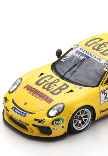 S8501 保时捷 911 GT3 CUP NO.2 CHAMPION PORSCHE CARRERA CUP SCANDINAVIA 2018 LUKAS SUNDAHL | Hpoi手办维基