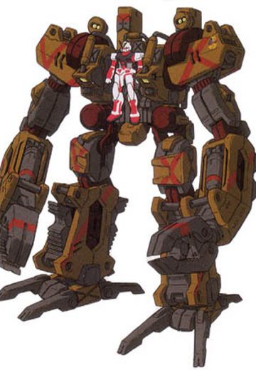 MBF-P02 异端高达红色机强化承载装备