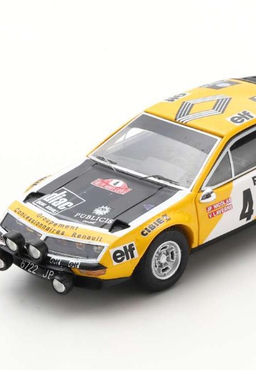S5495 ALPINE A310 NO.4 MONTE CARLO RALLY 1976 JEAN-PIERRE NICOLAS - VINCENT LAVERNE | Hpoi手办维基