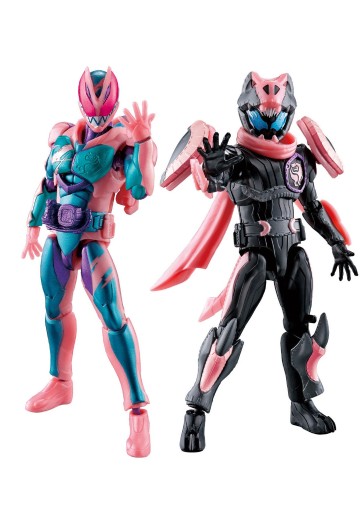 假面骑士利维斯可动人偶套装 假面骑士利维+假面骑士维斯 暴龙基因 | Hpoi手办维基