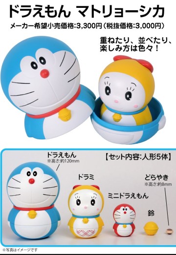 哆啦A梦 俄罗斯套娃套装