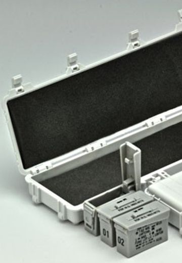 小军械库 [LD038] 军用硬质收纳箱A3～白色×灰色