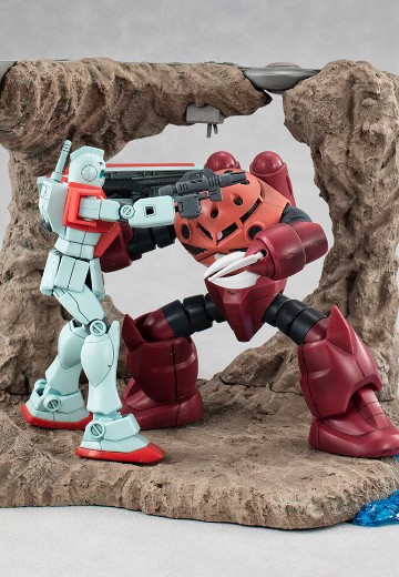 名场面还原系列 机动战士高达（1/144 HG系列用） G卡组  【GS01】 命丧贾布罗！ | Hpoi手办维基