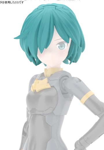 30MS 自定义发型配件5   全4种 短发2 [绿色1] ​​​​