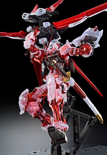 MG 高达基地限定   异端高达红色机(翔翼型装备) 电镀骨架/透明配色