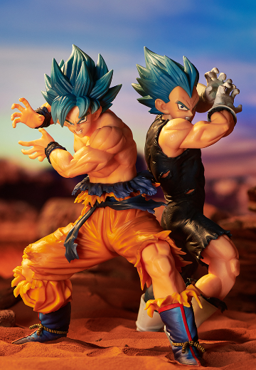 一番赏 A奖 MASTERLISE 超级赛亚人之神 超级赛亚人孙悟空 与 超级赛亚人之神 超级赛亚人贝吉塔 | Hpoi手办维基