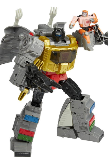 变形金刚玩具 经典电影系列 86-06 领袖级 变形金刚大电影 钢锁 与 汽车人 转轮