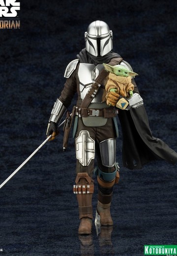 ARTFX+ 星球大战：曼达洛人 曼达洛人 与 古古 与 贝斯卡长矛