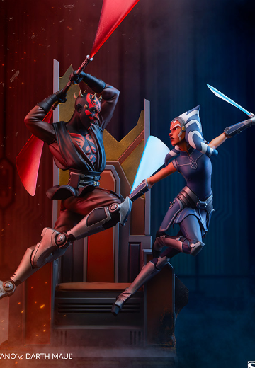 星球大战系列 阿索卡·塔诺 对决 达斯·摩尔 | Hpoi手办维基