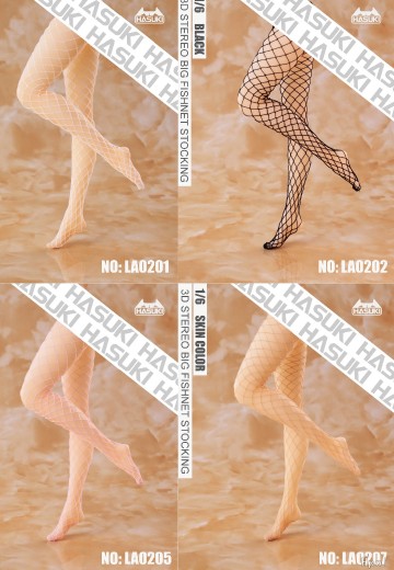 LA02 3D立体连裤大网袜 无缝袜 | Hpoi手办维基