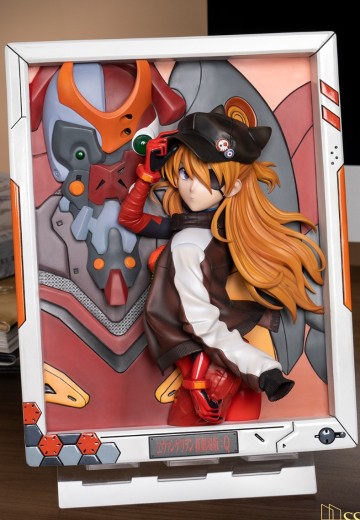 新世纪福音战士新剧场版：Q 式波·明日香·兰格雷 战斗服Ver. 立体相框 | Hpoi手办维基