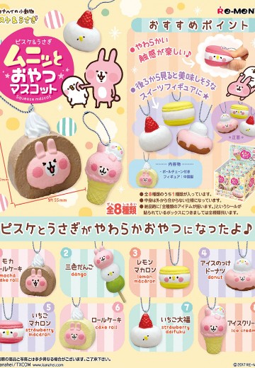 卡娜赫拉的小动物 P助和粉红兔兔 鱼和点心吉祥物 | Hpoi手办维基