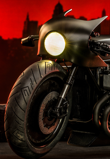 MMS642  电影杰作系列 新蝙蝠侠 蝙蝠摩托 | Hpoi手办维基