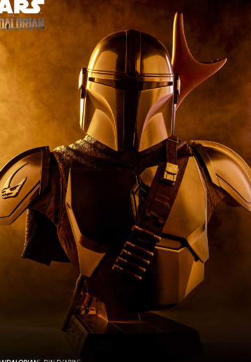 星球大战：曼达洛人 丁·贾林 等比胸像 | Hpoi手办维基