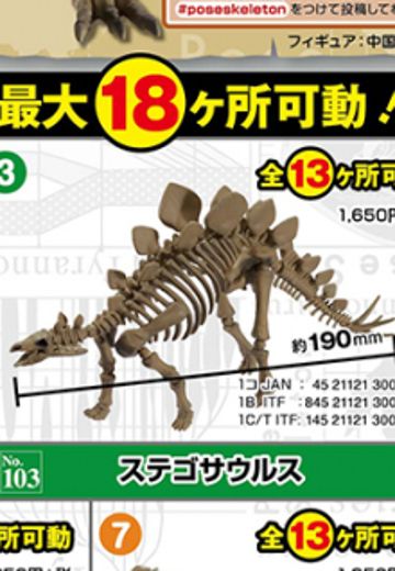 俯式骨架 恐龙系列103 剑龙 | Hpoi手办维基