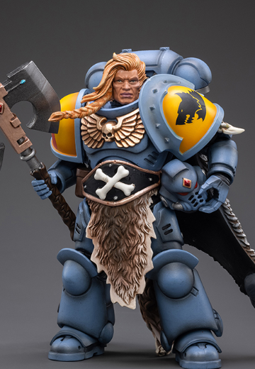 战锤40000  星际战士 太空野狼利爪小队 小队首领洛根·鬼狼 | Hpoi手办维基